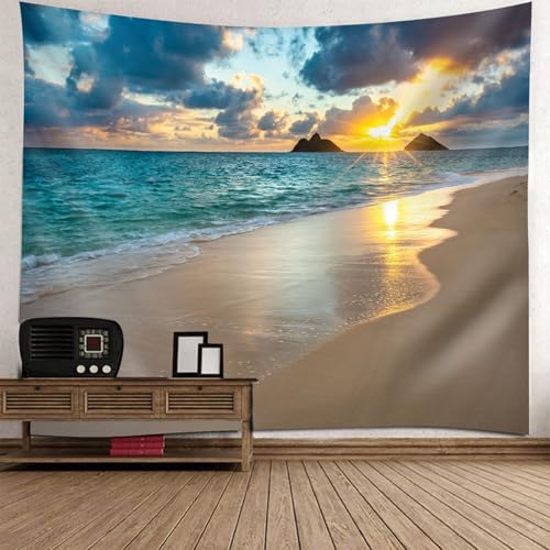 Tapisserie decoration murale paysage grand format 140x210CM tenture moderne de chambre