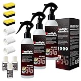 BNGXR 1 Set Professional Car Headlight Restoration Kit, 2026 New Headlight Cleaning and Polishing Spray, Multifunctional Headlight Oxidation Remover Spray for Vehicle Maintenance (1)