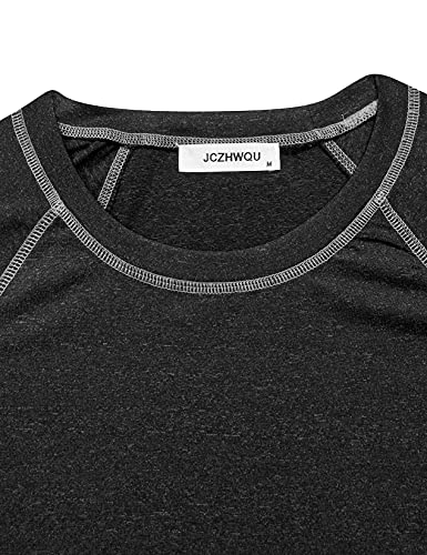 Tunic Dresses For Women Long Sleeve, Juniors Raglan Scoop Neck Cross Irregular Hem Comfort Slim Fit Outdoor Hiking Walking Tennis Golf Shirts Dress Yoga Active Wear Boutique Clothing Black L #TOP2