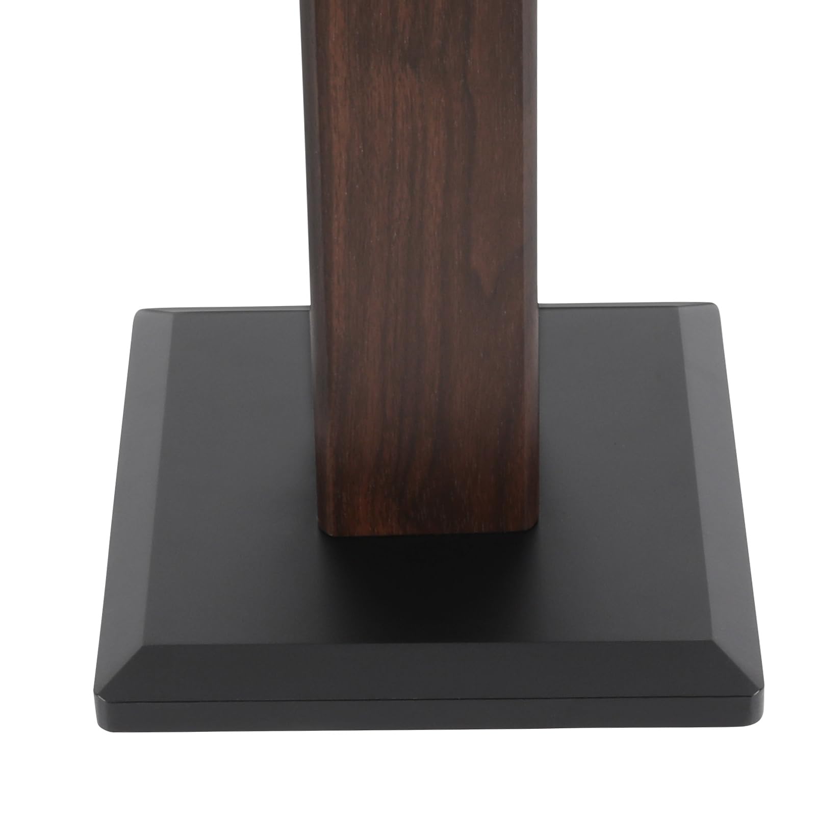 Juego de 2 soportes para altavoces, soporte para altavoces y cajas, extensible, soporte de suelo para altavoces, estante de alta fidelidad, altura ajustable para satélite, soporte universal de hasta