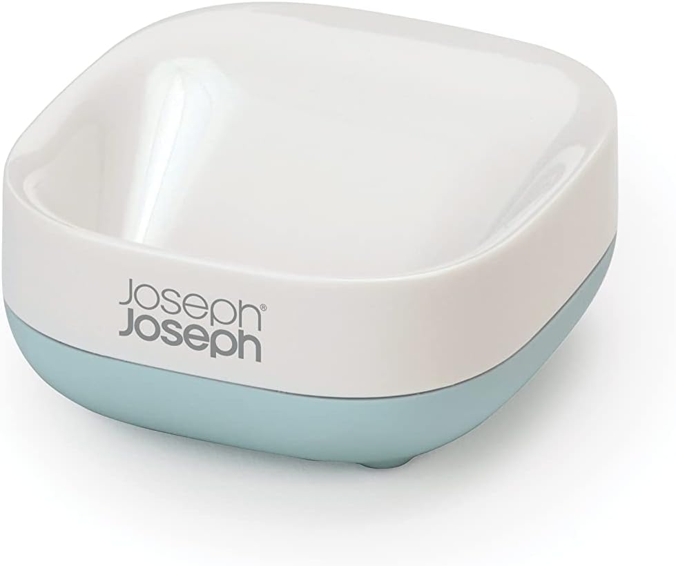 Joseph Joseph 70502 Slim Compact Soap Dish with Drain, Blue