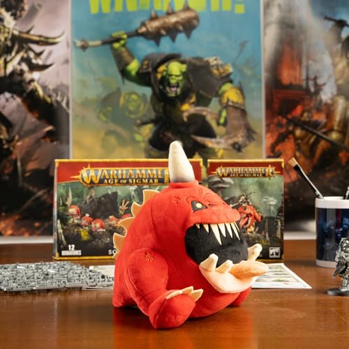 Peluche Warhammer Bruxo-Squig 18 cm pour décorer votre bureau de jeu