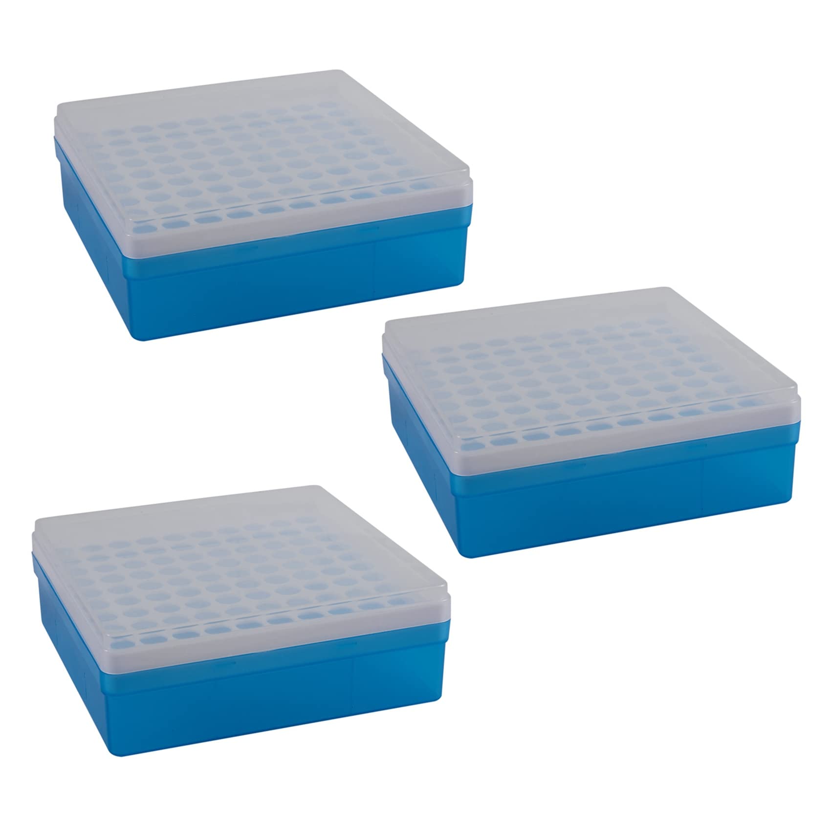 Hndhbfgrt 3X Plastic Square 100 Positions Laboratory 1.5Ml Centrifuge Tube Case Box