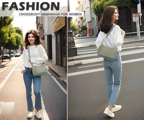 Casual Crossbody Bag with Anti Theft Pocket - Women Lightweight Water-Resistant Purse Bag2