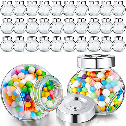 30 Pcs 3.4 Oz Small Glass Jars With Lids Mini Candy Jars Tiny Mason Jar Candy Containers For Party Favors Wedding Gifts Spice Honey Sugar Herbs #TOP29