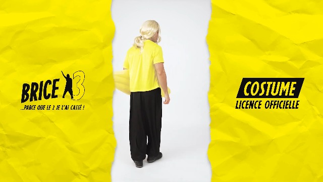Costume P'tit Clown Brice De Nice Per Adulto: Maglietta E Pantaloni Per Un Look Da Surfista Spensierato