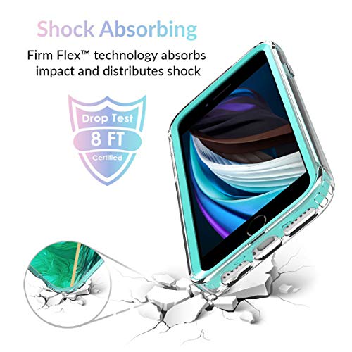 Jeylly Iphone Se 2022 Case, Iphone Se 2020 Case, Iphone 8 7 Case, Heavy Duty Shockproof Silicone Bumper Slim Fit Marble Stylish Women Girls Case Cover For Iphone Se 2022/2020/8/7, Jade Green #TOP5