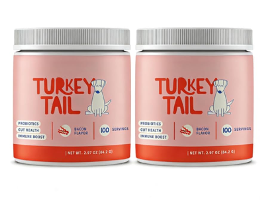 Turkey Tail Mushroom, cleans the urinary tract environment and makes your dog full of vitality,2pcs