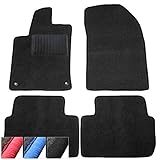 ✅ [ SICHERES REISEN ] - Die Autofußmatten rutschen und rollen während der Fahrt nicht, weil Sie die Unterseite aus Gummi und spezielle Befestigungen haben.