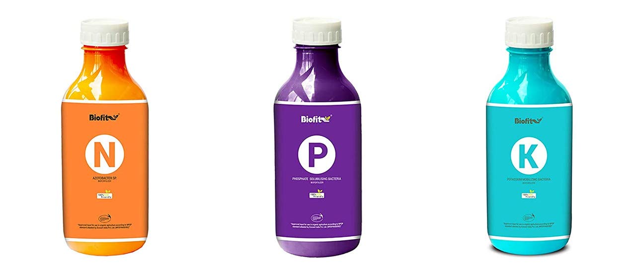 Herbs & More Biofit NPK Netsurf Restore Fertility of Soil (1 Litre Each) -Pack of 3 Pieces