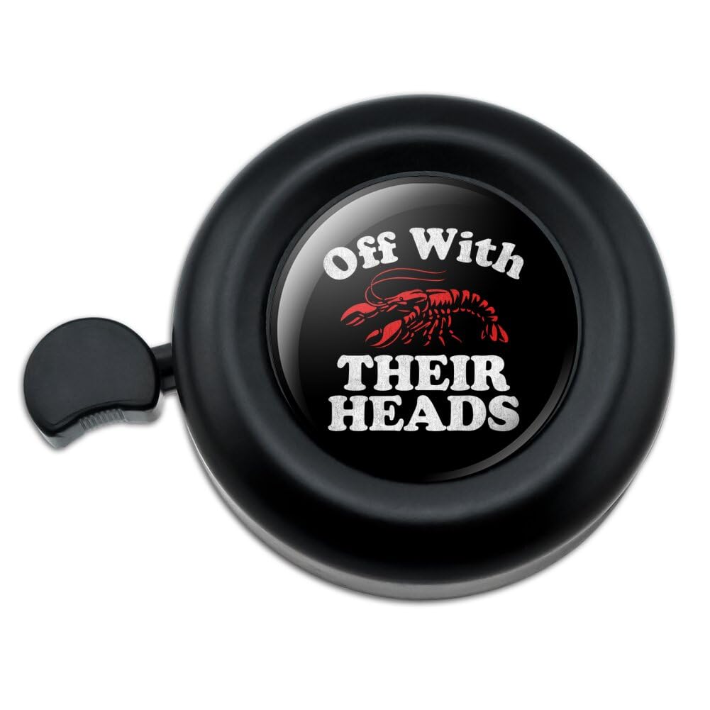 Graphics & More Off with Their Heads Crawfish Bicycle Handlebar Bike Bell