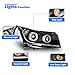 WOLFSTORM Headlight Assembly Fit for 2011-2015 Chevy Cruze with LED Daytime Running Lights Projector, 2011-2015 Chevy Cruze Headlight Replacement(Clear Lens)