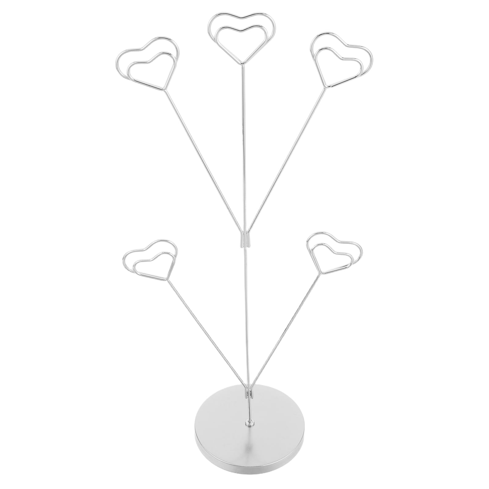Árbol portafotos de corazón para decorar mesas de bodas y salones