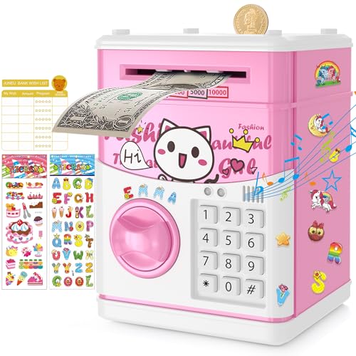 JUNEU Electronic Piggy Bank for Kids