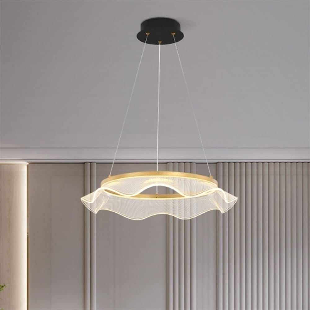 Lustre de restaurant LED en acrylique nordique pour salle à manger