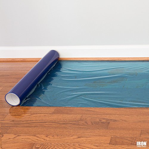 Invisishield Hardwood Floor Protector Film - 24 Inch X 200 Foot Adhesive Plastic Floor Protection Film #TOP3