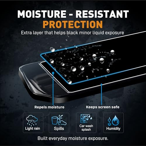 Image of ZEIR Screen Protector For MARUTI SUZUKI BALENO 2022-RUNNING - ALPHA - 9 Inch Infotainment Touchscreen Guard | 9H Hardness, Anti-Scratch & Water Resistant | HD Clarity Dashboard Touchscreen Accessory 2026+ [Not Tempered Glass] (Baleno 9-inch)