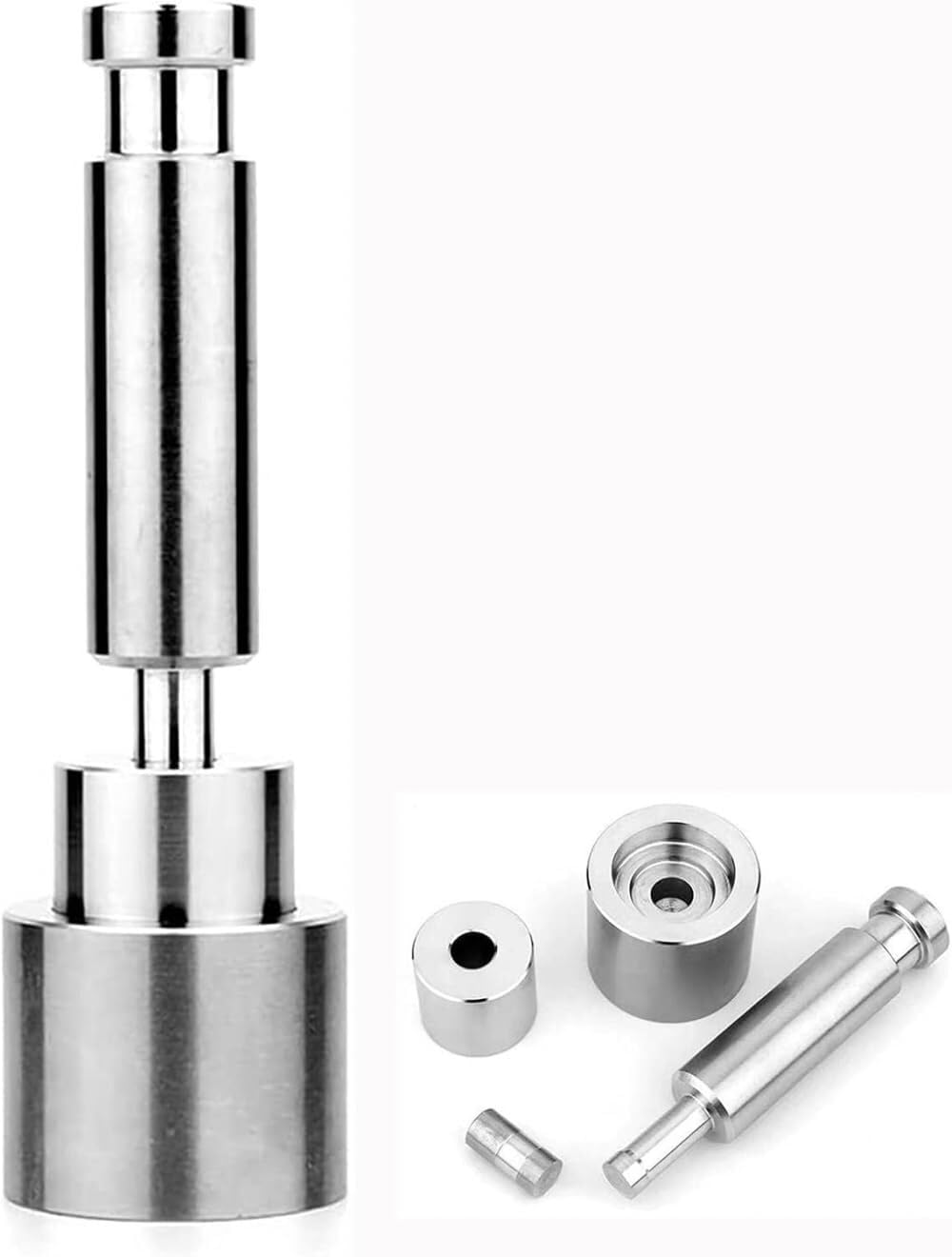 Prensa Manual For Tabletas De Leche, Herramienta For Hacer Pastillas, Prensa For Tabletas En Polvo, Dispositivo For Hacer Dulces De Acero Inoxidable De Grado Alimenticio De 12 Mm, 8 Mm, 10 Mm Y 6 Mm(6