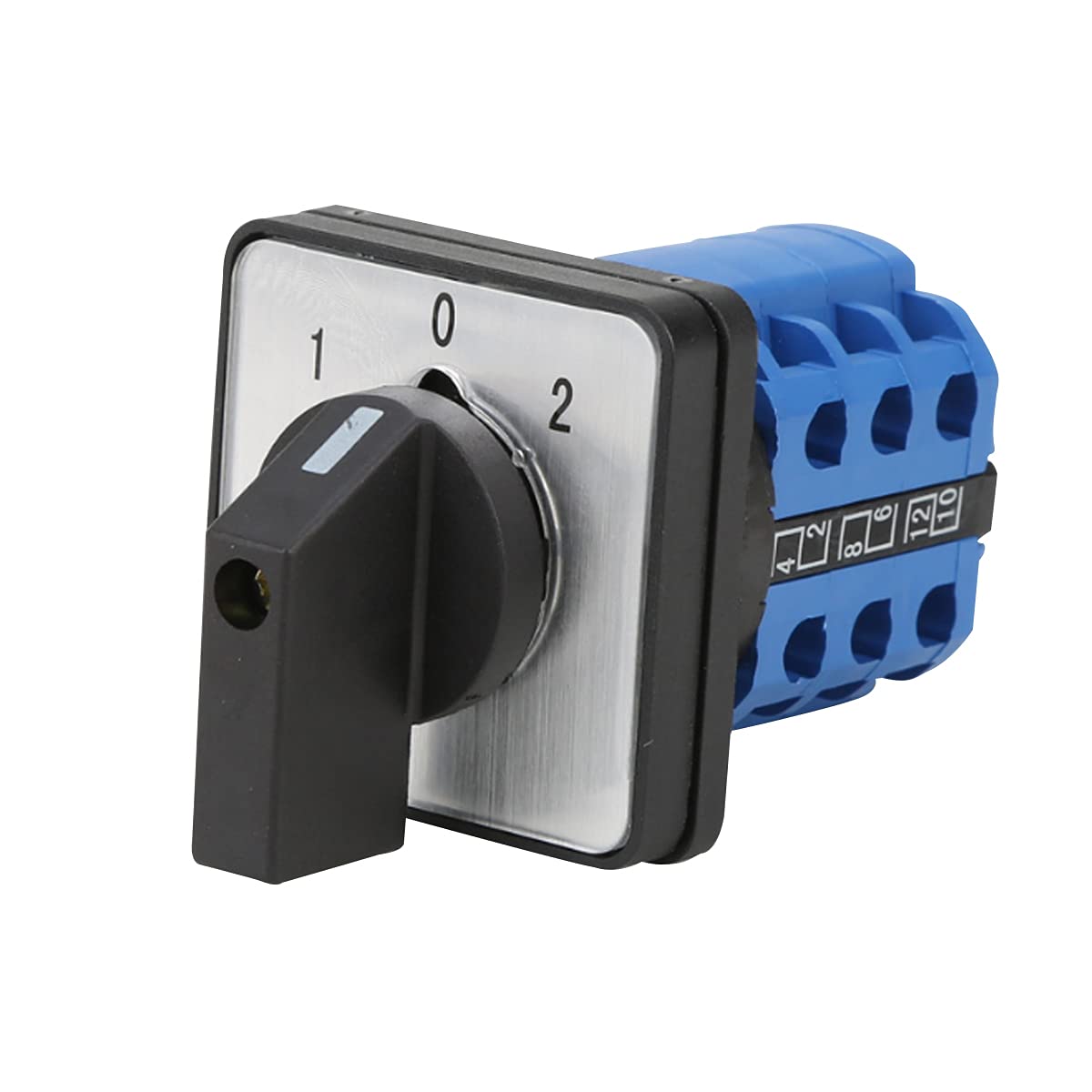 1Pcs Universal Changeover Selector Switch, Power Transfer Switch, 3 Positions 12 Terminals, LW26-63/3 380V 63A Motor, Water Pump Generators, Rotary Cam Selector