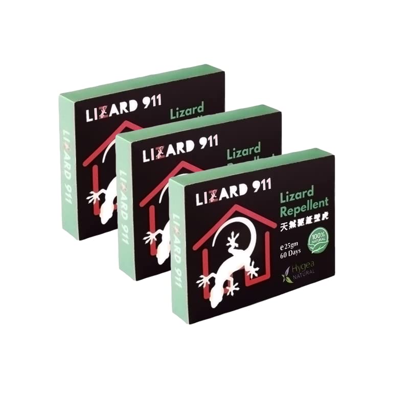 Lizard 911 Natural Lizard Repellent Trio Pack