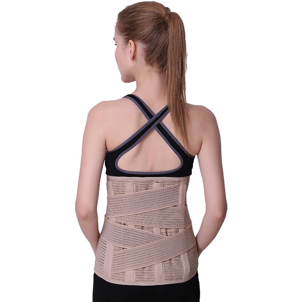 cintura di sostegno lombare, For uomini e donne Elasticità traspirabilità della rete con(M/Medium)