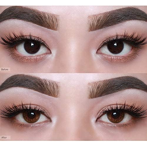 OLENS Daily Color Contact Lens - 1Day Coloured Contact Lens (Daily Disposable / 10 Pcs) - Secriss Coral Brown 2