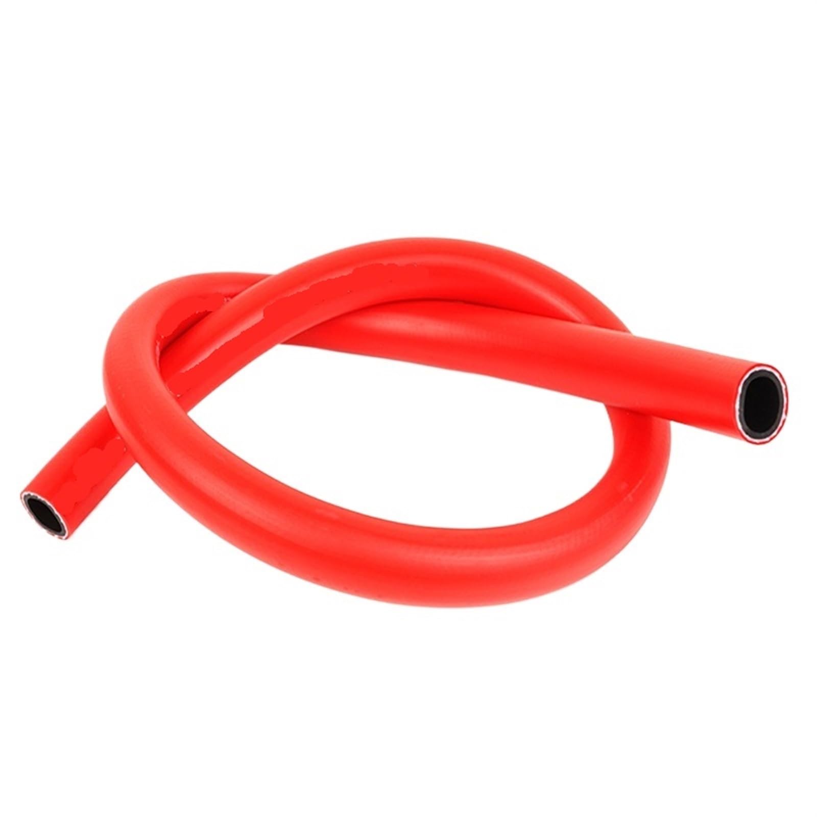 Fuel Line Hose， Fuel Hose 1m 6-38mm Multicolor Double Layer Rubber High Pressure Tube(Red,1M-ID 16MM X OD 24MM)