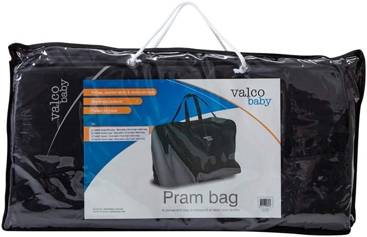 Universal Storage Bag for Single & Twin Strollers – Fits Snap Duo, Trend, NEO Twin & DUO X, Durable Travel Bag with Carry Handle & Reinforced Bottom