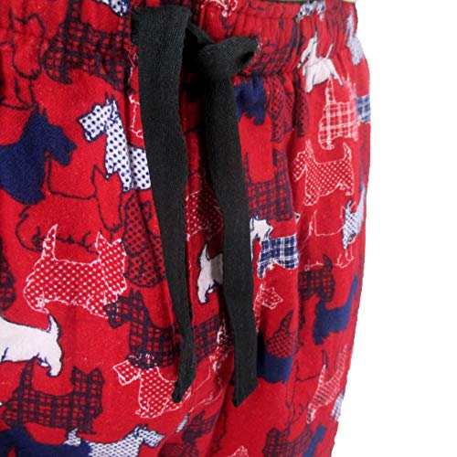 ROCK ATOLL Men's Animal Wolf Penguin Polar Bear Print Soft Flannel Pajama Bottoms2