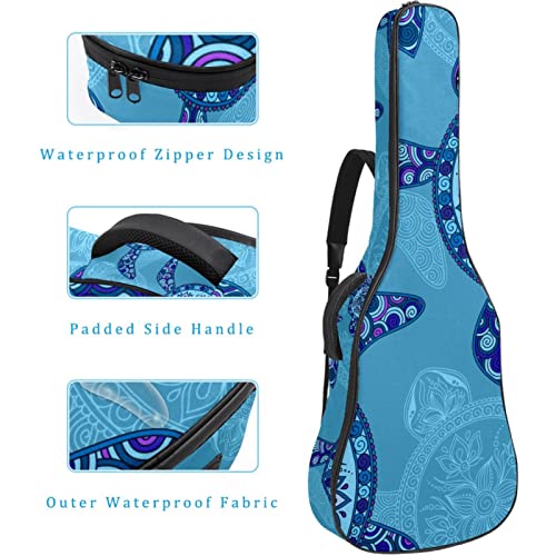 Housse pour guitare acoustique à motif avocat bleu à pois de 1 cm d’épaisseur – Housse étanche pour guitare – 101,6 cm… - Les Beatles, Paul McCartney, John Lennon, RIngo Starr, George Harrison Housse pour guitare acoustique à motif avocat bleu à pois de 1 cm d'épaisseur - Housse étanche pour guitare - 101,6 cm… – Image 5