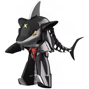 "AC" SHARKRONS TOYS Beerrobo Kabutack 1/12 Sharkler Action Figure Complete