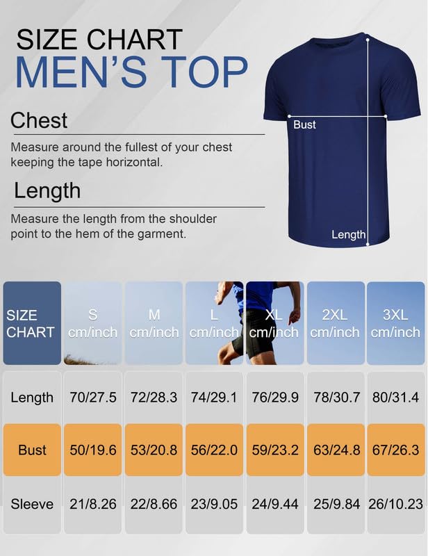 3-Pack Sport Tshirts Męskie koszulki funkcjonalne Szybko suche Oddychająca koszula treningowa Koszula fitness Koszula treningowa do biegania ćwiczeń kulturystycznych-Black/Grey/Navy-chunse-XL