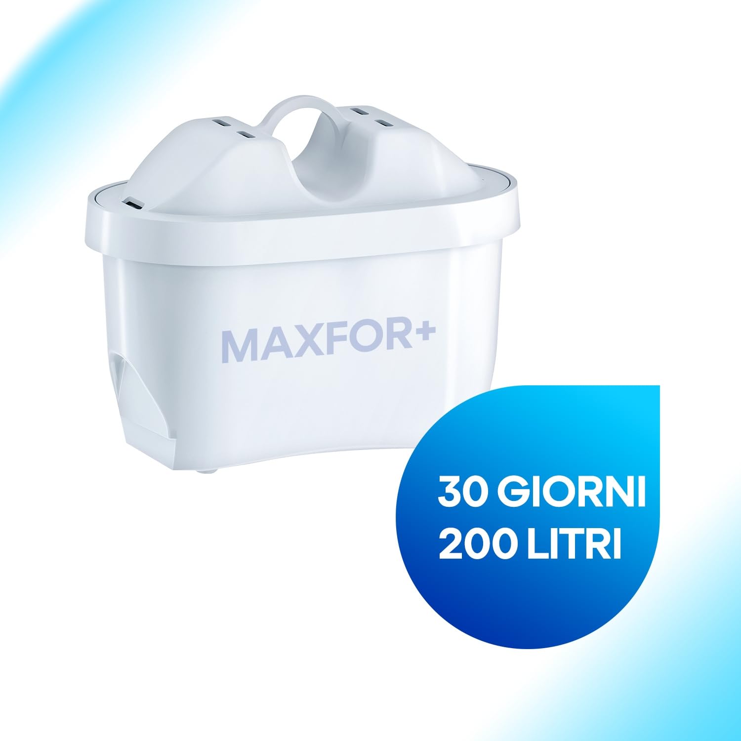 AQUAPHOR Filtro dell'acqua Onyx Bianco incl 1 filtro MAXFOR+ I Filtro dell'acqua dall'aspetto in vetro 4,2l I Riduce il calcare e il cloro I Perfetto per la famiglia I Qualità premium Caraffa