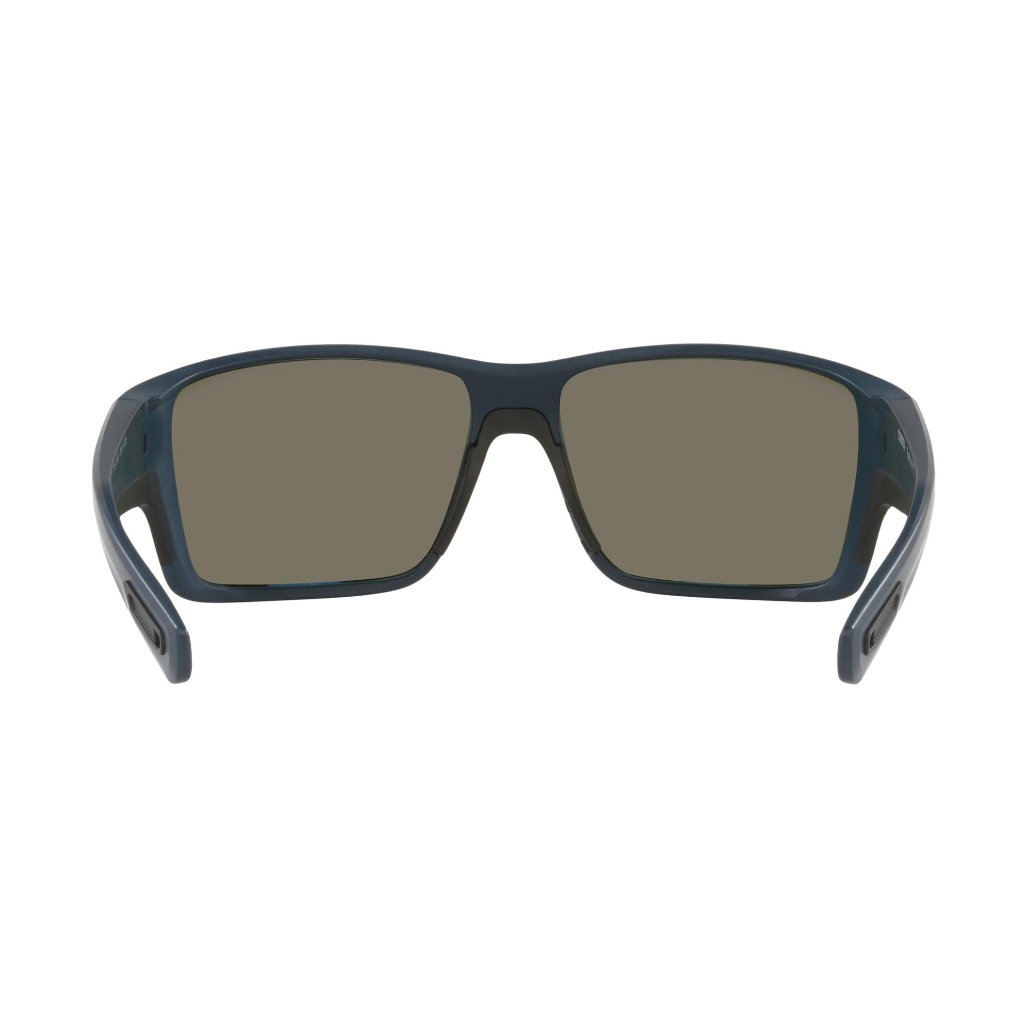 Costa Del Mar SUNGLASSES Costa Del Mar Reefton Pro-Sonnenbrille für Herren, Schwarz/Polarisiertes Blau, verspiegelt, 580 g, 63 mm