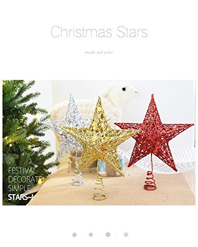 Amazon.co.jp: クリスマスツリートップ スター オーナメント 星