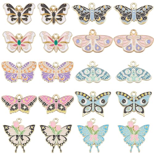 Breloques dorées papillon pour personnaliser vos bracelets d'été