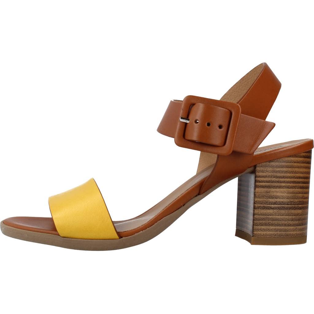 Nero Giardini Sandalo Tacco in Pelle. Made in Italy
