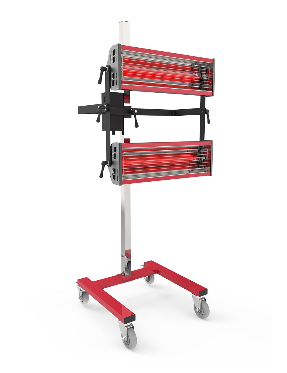 Solary Infrared Paint Curing Lamp - Short Wave Infrared Dryer with Timer for Car Paint Spray Booth, 2100W