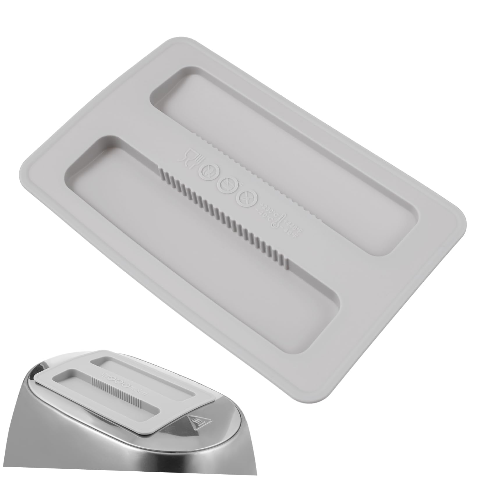 UKCOCO Cubierta Protectora para Tostadora de Silicona Compacta, Tapa Práctica para Máquina de Cocina y Desayuno