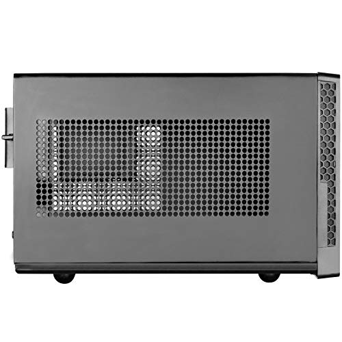 Image of Silverstone Tek Mini-DTX, Mini-ITX Small Form Factor Computer Case with Faux Aluminum Front Panel Cases SG13B-Q
