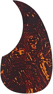 Healifty 1pc Guitar Pickguard Anti-Scratch Guard Plate Self-adhesive Pick Guard Sticker Magma for Acoustic Guitar Parts 128mm