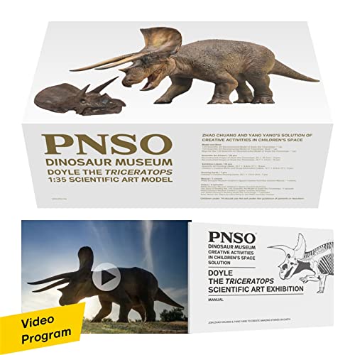Figura de acción Triceratops Doyle 1:35 Dinosaur Museums miniatura 6