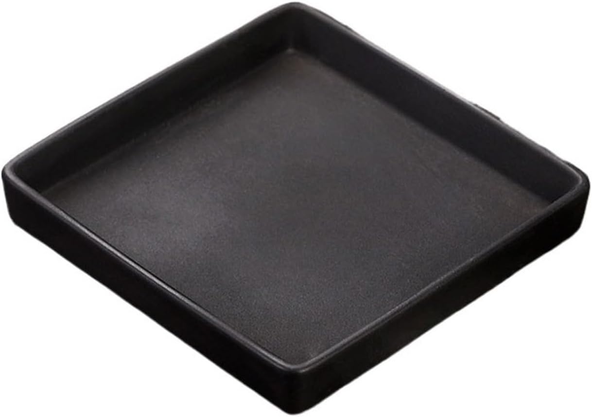 Ikebana Vase Square Ceramic Flower Pots Tray Desktop Simple Floral Arrangement Container Flower Arrangement Pot