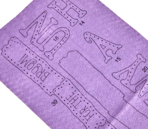 Bucilla Felt Applique Wall Hanging Kit, Halloween Street Sign 15" x 21.5" Felt Applique Wall Hanging Kit - Image 4