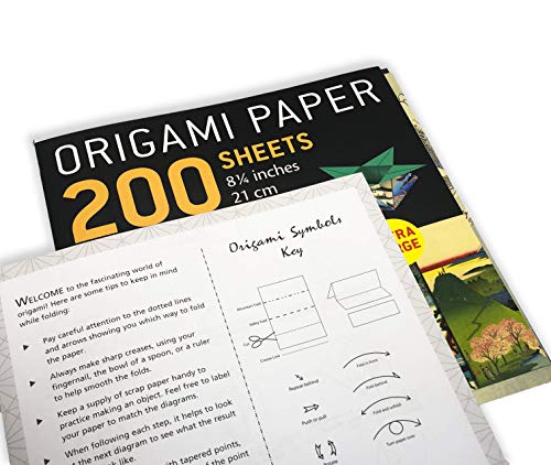 Origami Paper 200 Sheets Japanese Woodblock Prints 8 1/4: Extra Large Tuttle Origami Paper: High-Qua
