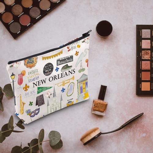 New Orleans Cosmetic Makeup Bag Travel Gift Vacation Gift for Her (New Orleans)4