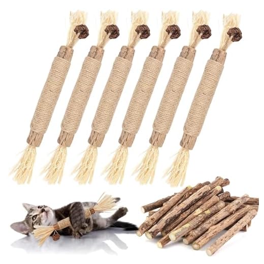 MarverFace 21 Stück Katzenminze Sticks