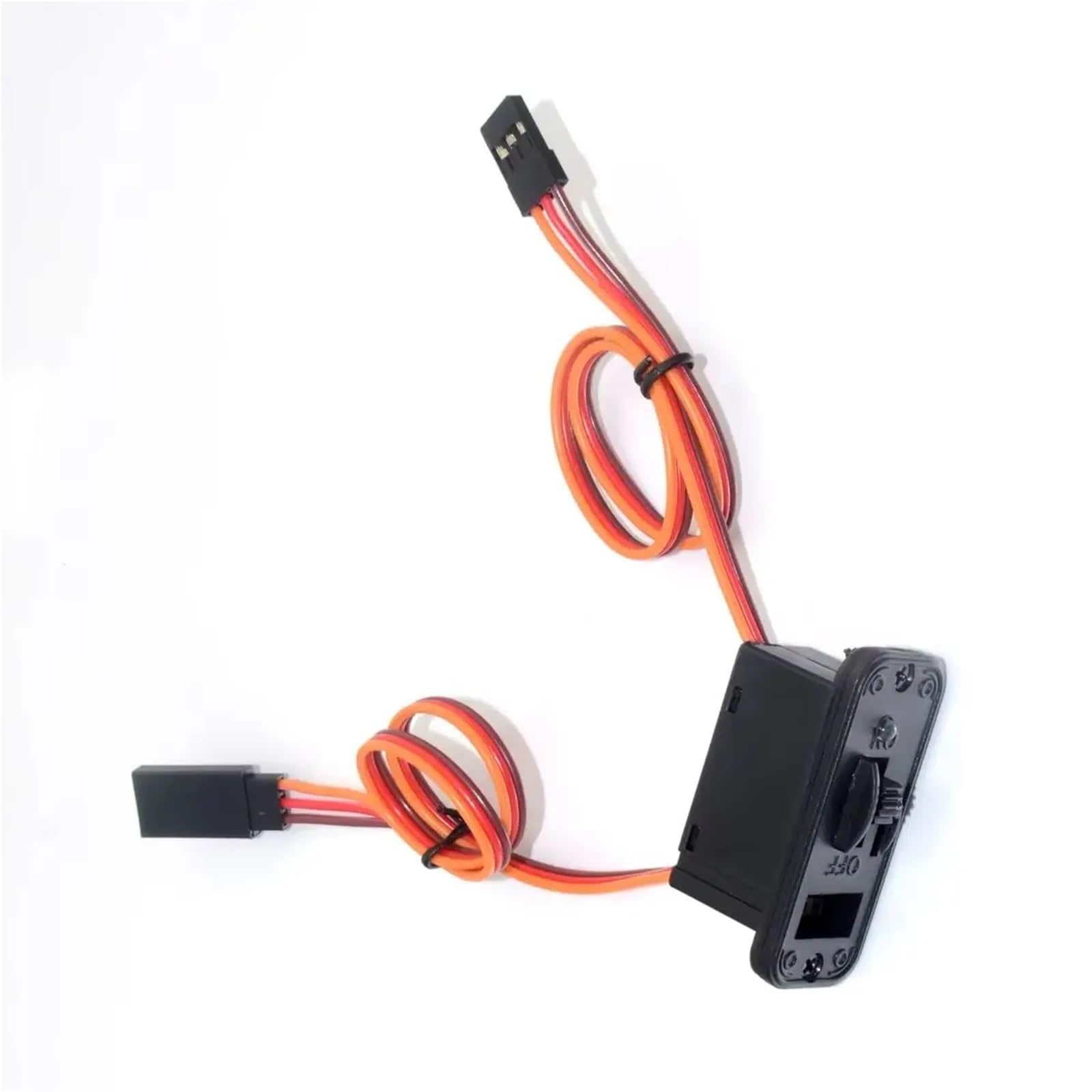 Piezas Mejora RC Receptor De 6-12 V Y 12 A Conectores Interruptor para Coches RC, Alta Resistencia con Indicador Luminoso JR Encendido/Apagado Piezas Repuesto
