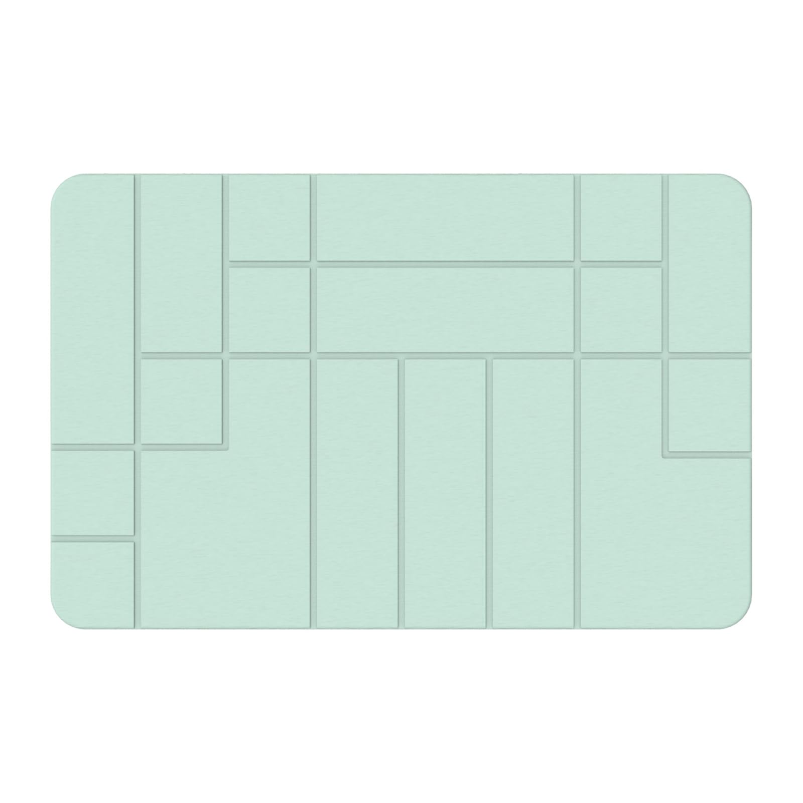 WEILWH Mat, Large Bathroom Alipstip and Highly Absorbent Quick Drying Floormat, Quick Drying Slip Slip Bathroom