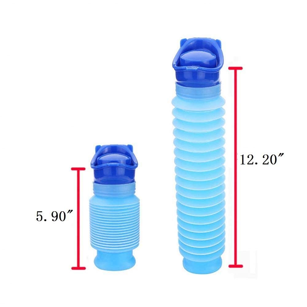 Pisuar awaryjny, 750 ml termokurczliwy pisuar przenośna butelka na mocz mobilna toaleta nocnik siusiu dla mężczyzn kobiet mężczyzn kobiet dzieci pań samochód korek turystyczny kemping podróż kolejka